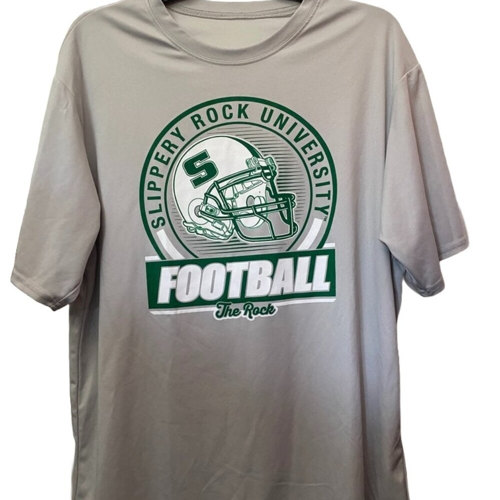 Slippery Rock University Football Athletic Tee Shirt, Large
